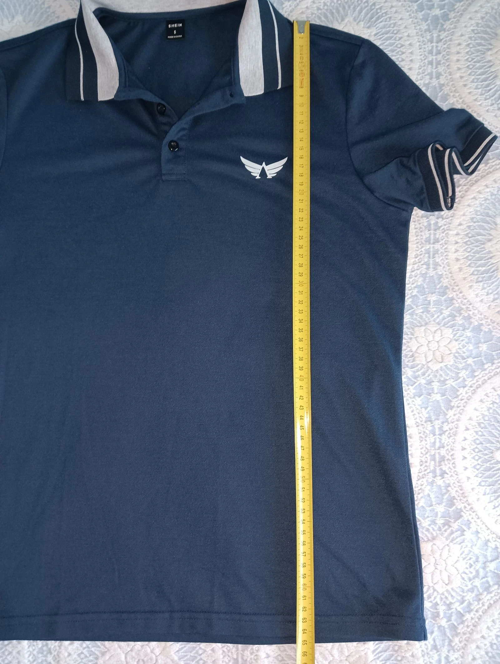 Polo Masculino Azul Escuro  – photo 4
